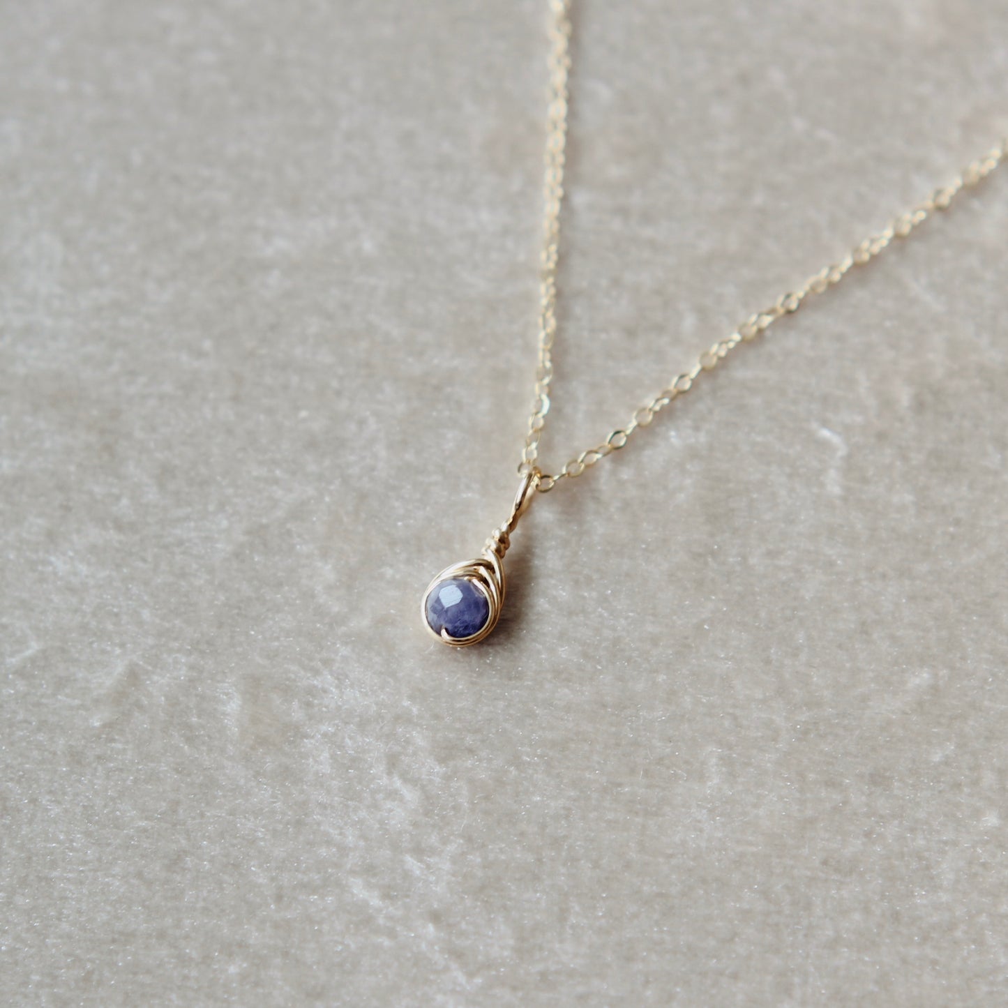 Birthstone Kotsubu Necklace | silver