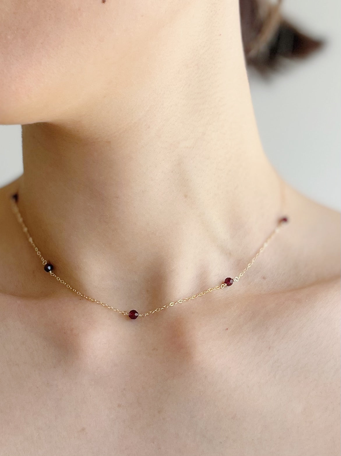 Stardust Necklace | Garnet