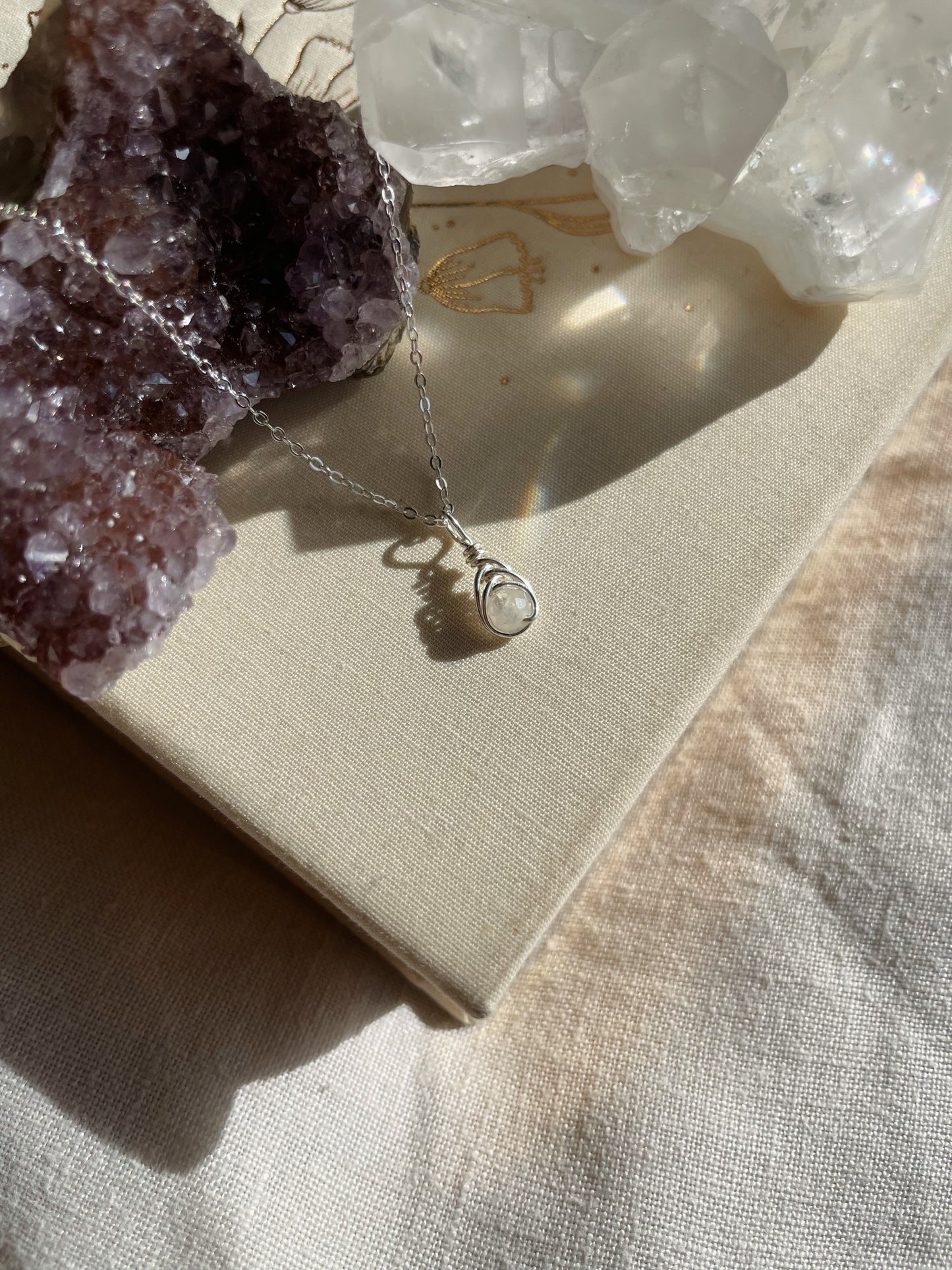 Birthstone Kotsubu Necklace | silver
