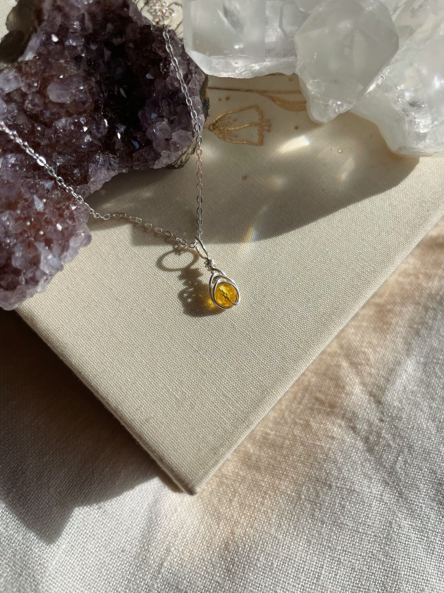 Birthstone Kotsubu Necklace | silver