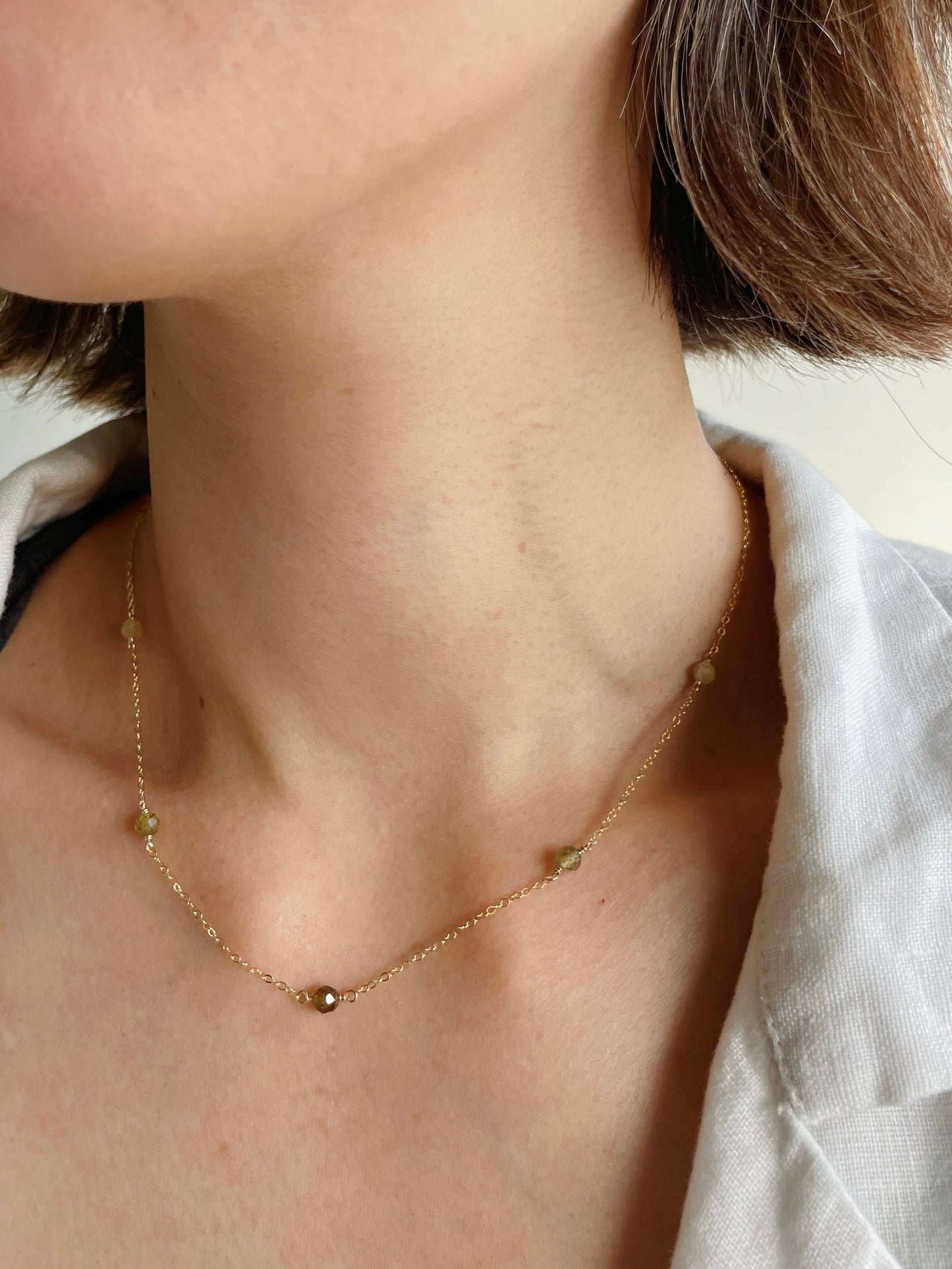 Stardust Necklace | Grossular Garnet