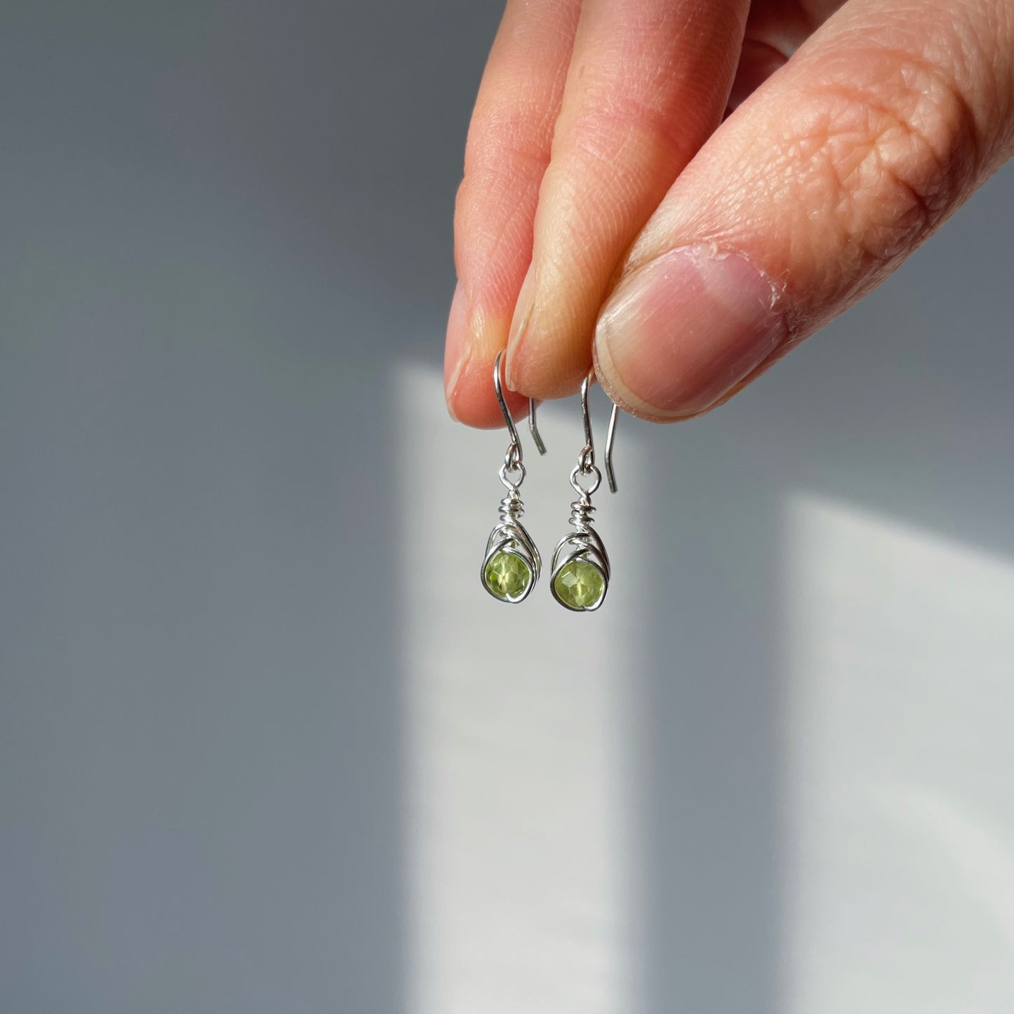 Birthstone Kotsubu Earrings | silver