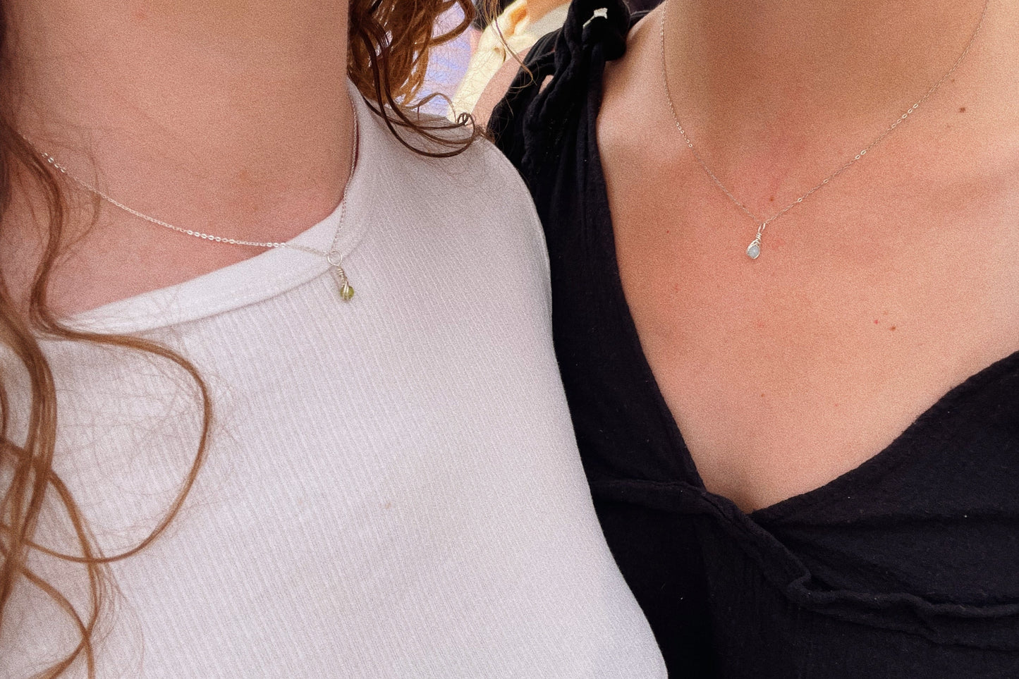 Birthstone Kotsubu Necklace | silver