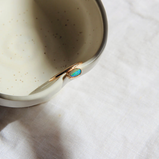 Boulder Opal Ring - Size 6   | ONE OF A KIND & READY TO SHIP