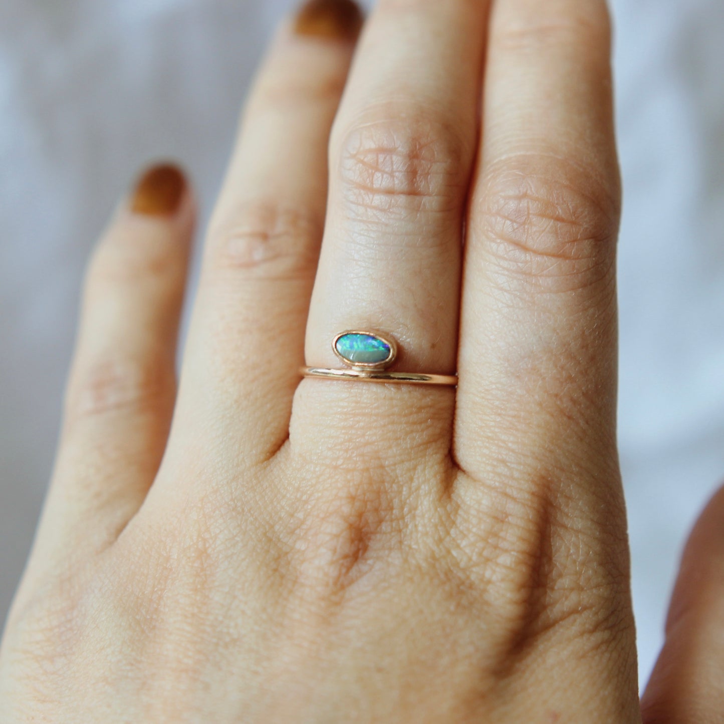 Boulder Opal Ring - Size 6   | ONE OF A KIND & READY TO SHIP