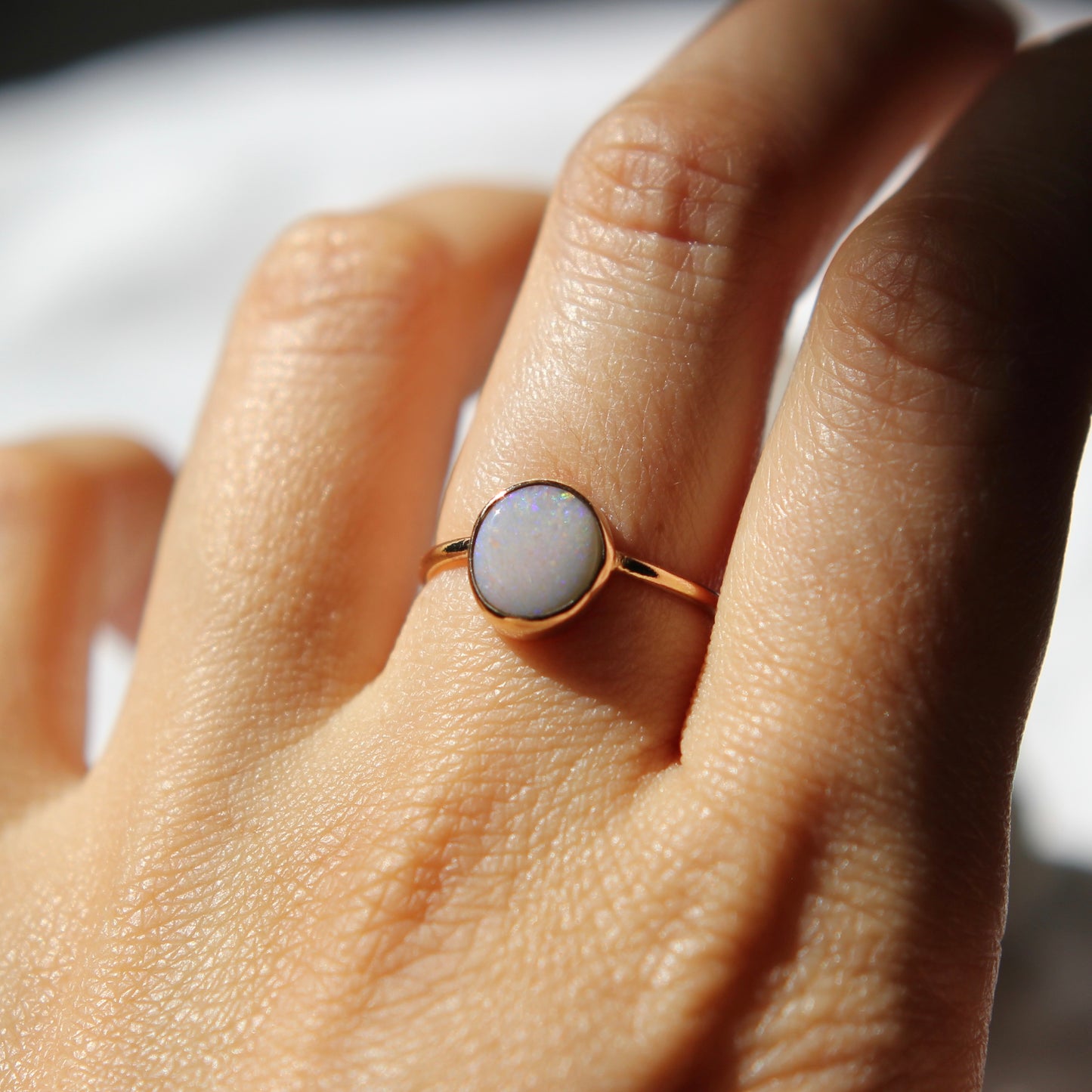 Lightning Ridge Opal Ring - Size 6  | ONE OF A KIND & READY TO SHIP