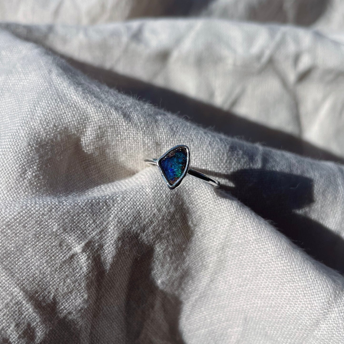 Boulder Opal Ring – Size 5 | ONE OF A KIND & READY TO SHIP