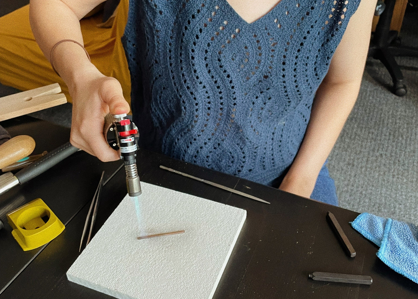 Gold-filled Ring Making Class | make two stacking rings