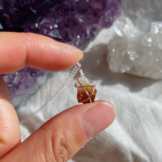 Citrine Necklace | ONE OF A KIND & READY TO SHIP