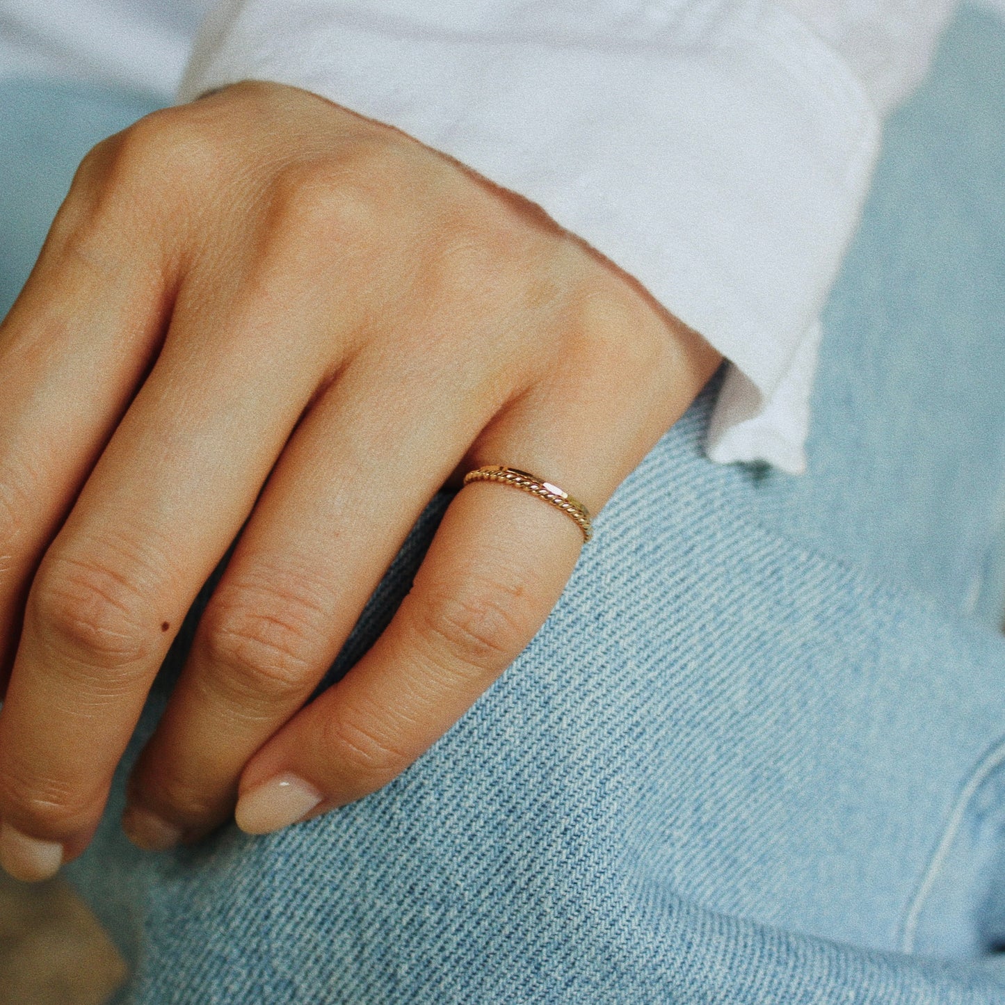 Fine Textured Ring