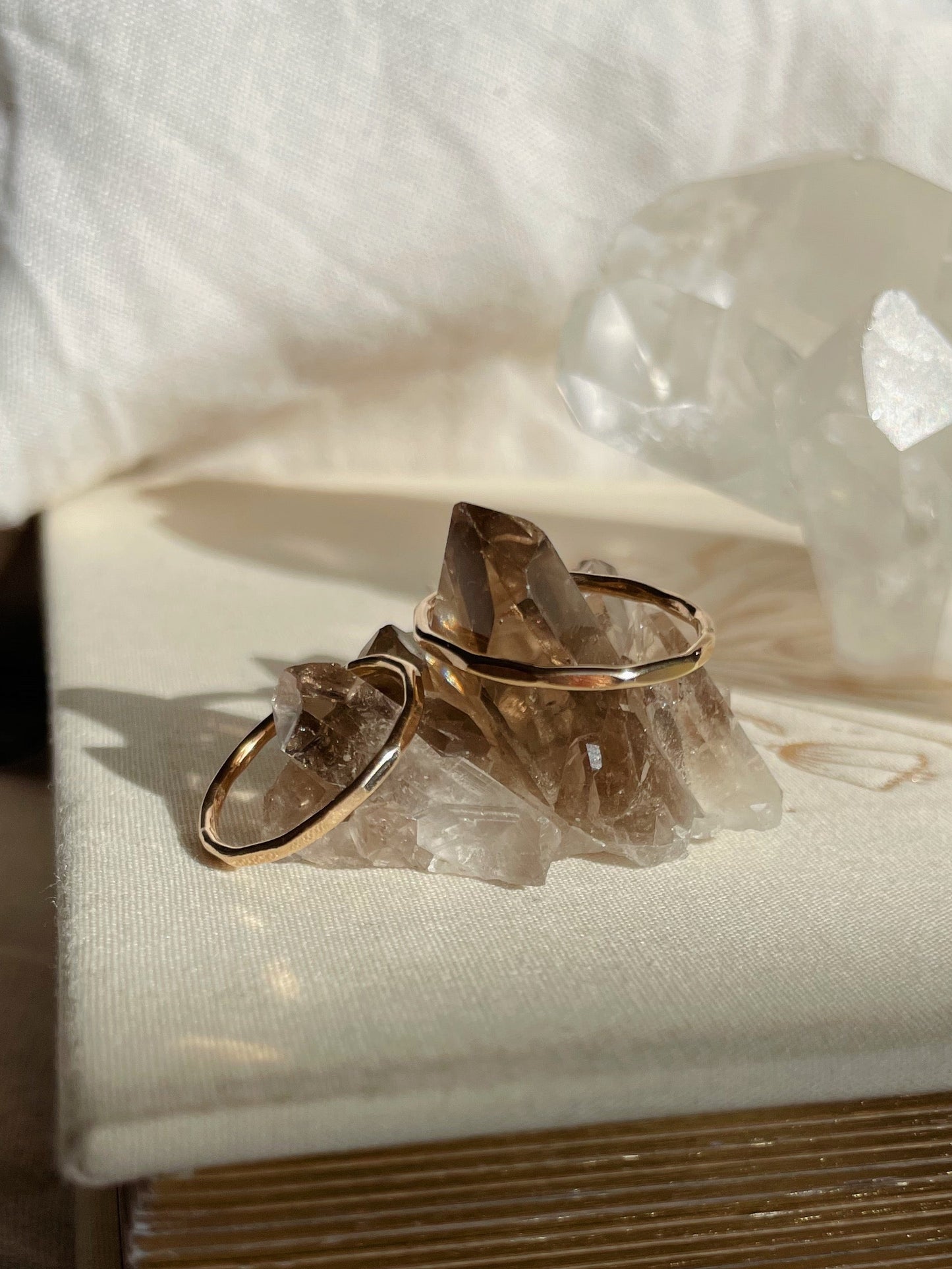 Gold-filled Ring Making Class | make two stacking rings