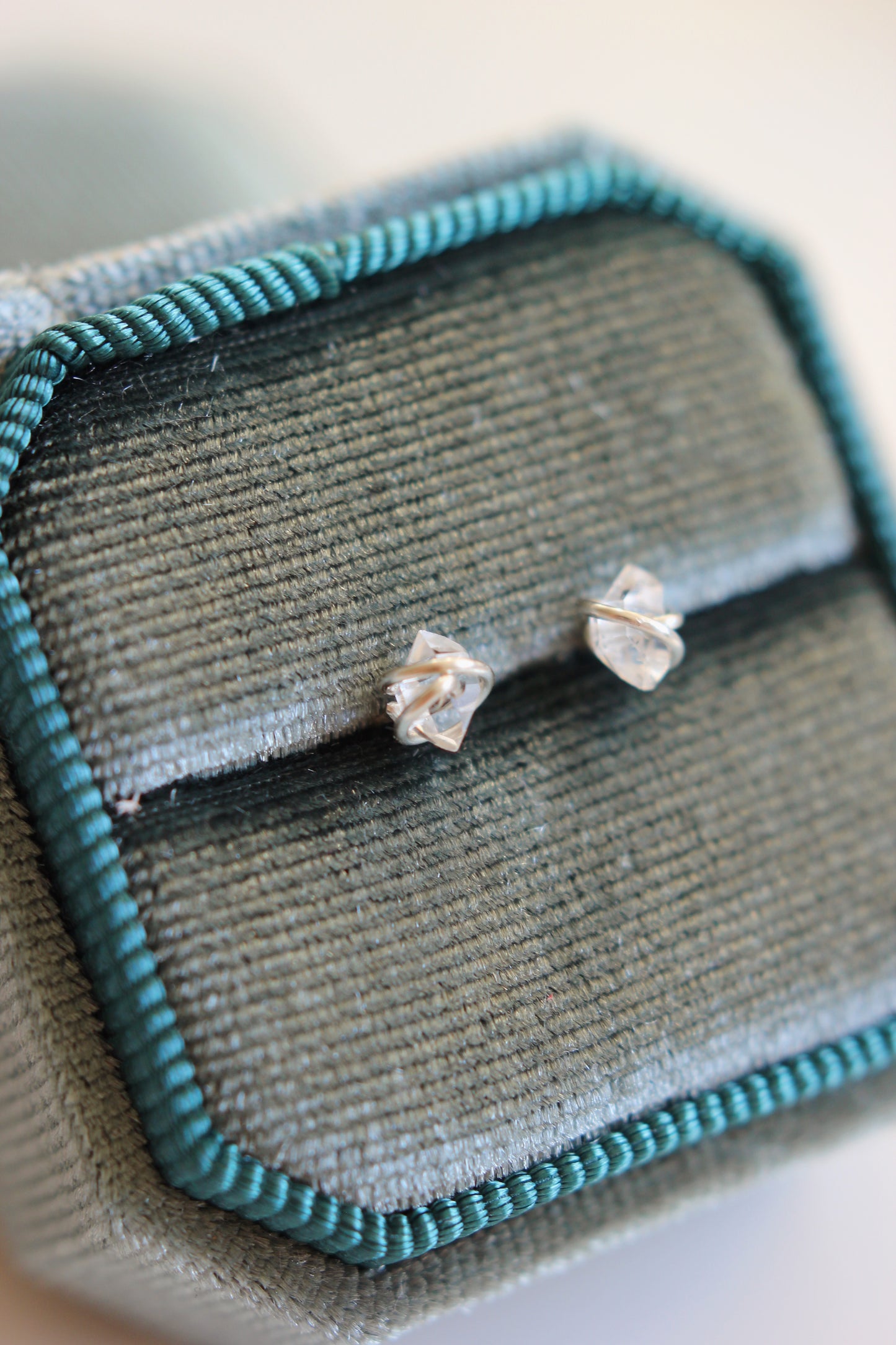 Herkimer Diamond Studs
