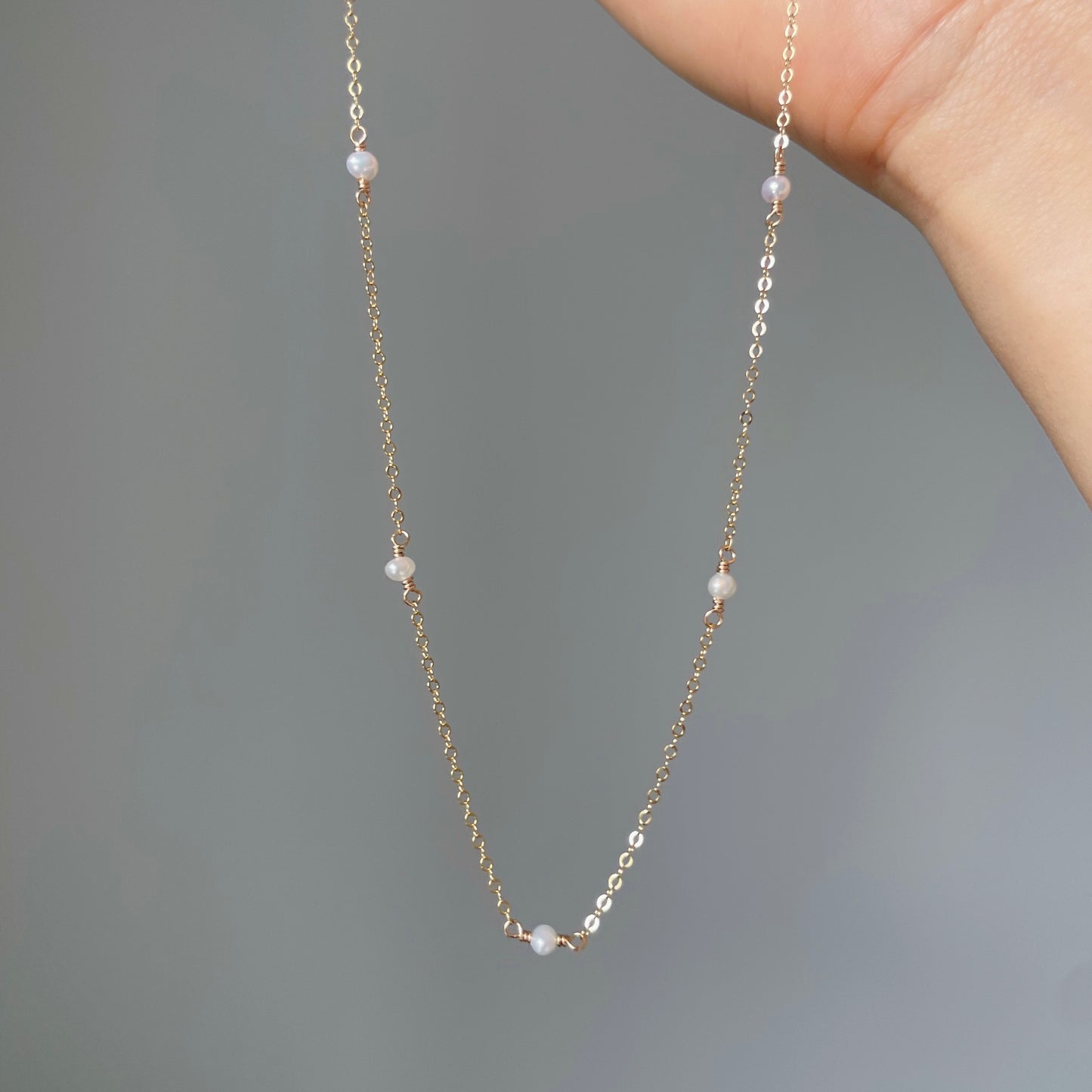 Stardust Necklace - Pearl