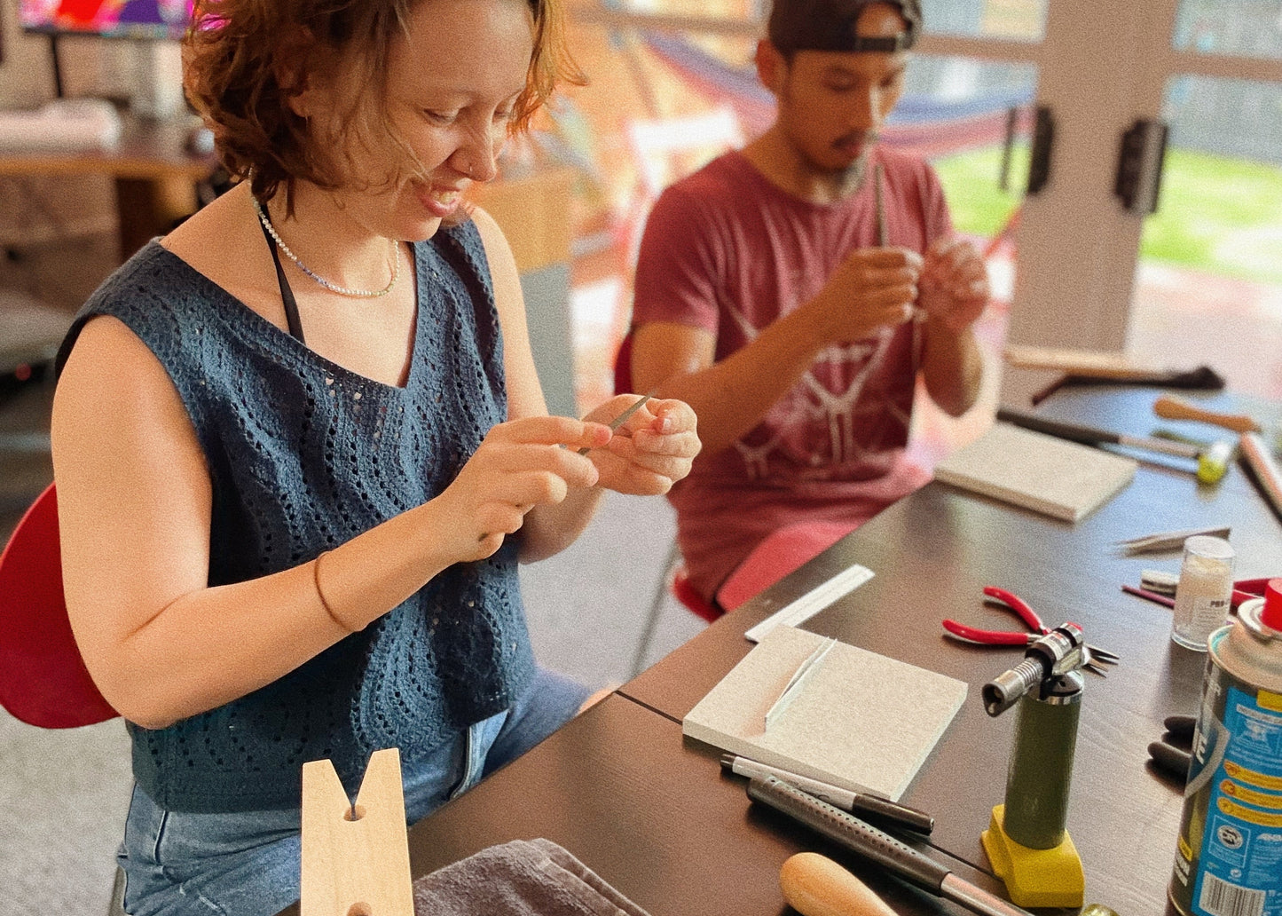 Gold-filled Ring Making Class | make two stacking rings