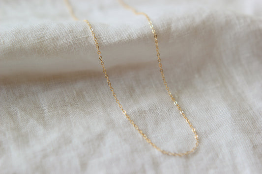 Gold Filled Dainty Necklace Chain