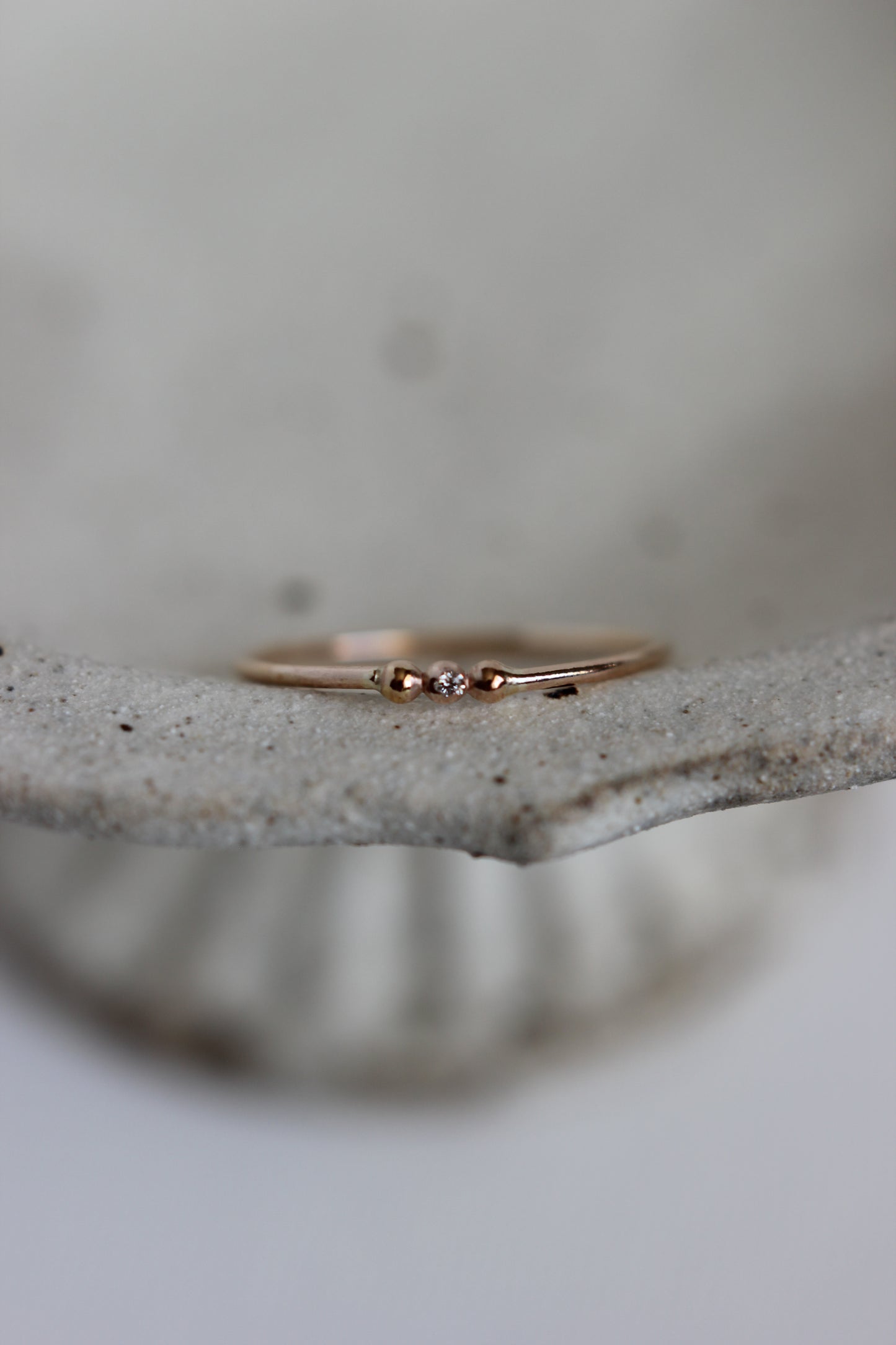 ORION Ring | CVD Diamond | gold-fiiled