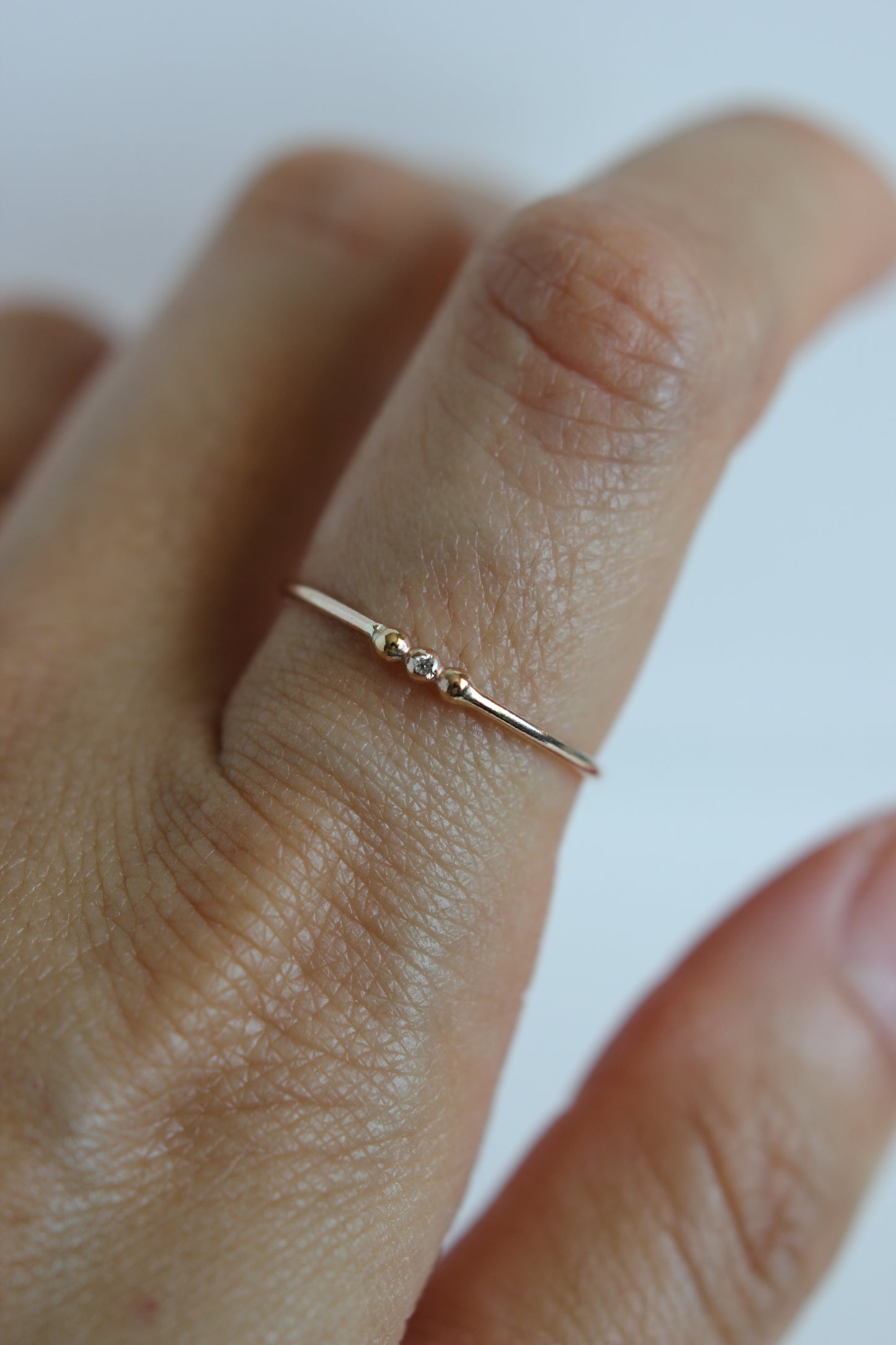 ORION Ring | CVD Diamond | gold-fiiled