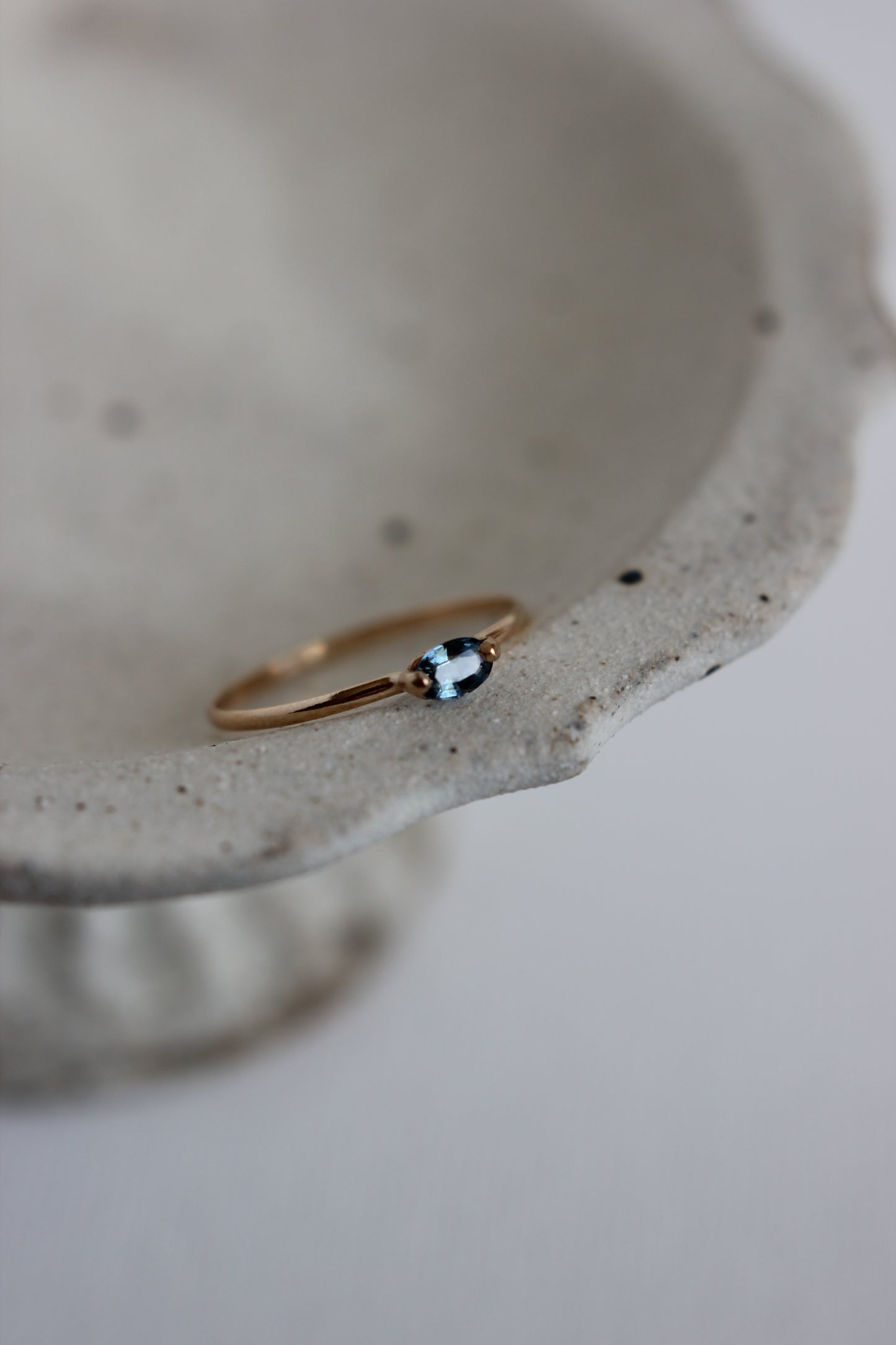 Australian Sapphire | gold-filled | size 7.5